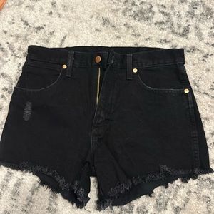 Wrangler Black Jean Shorts
